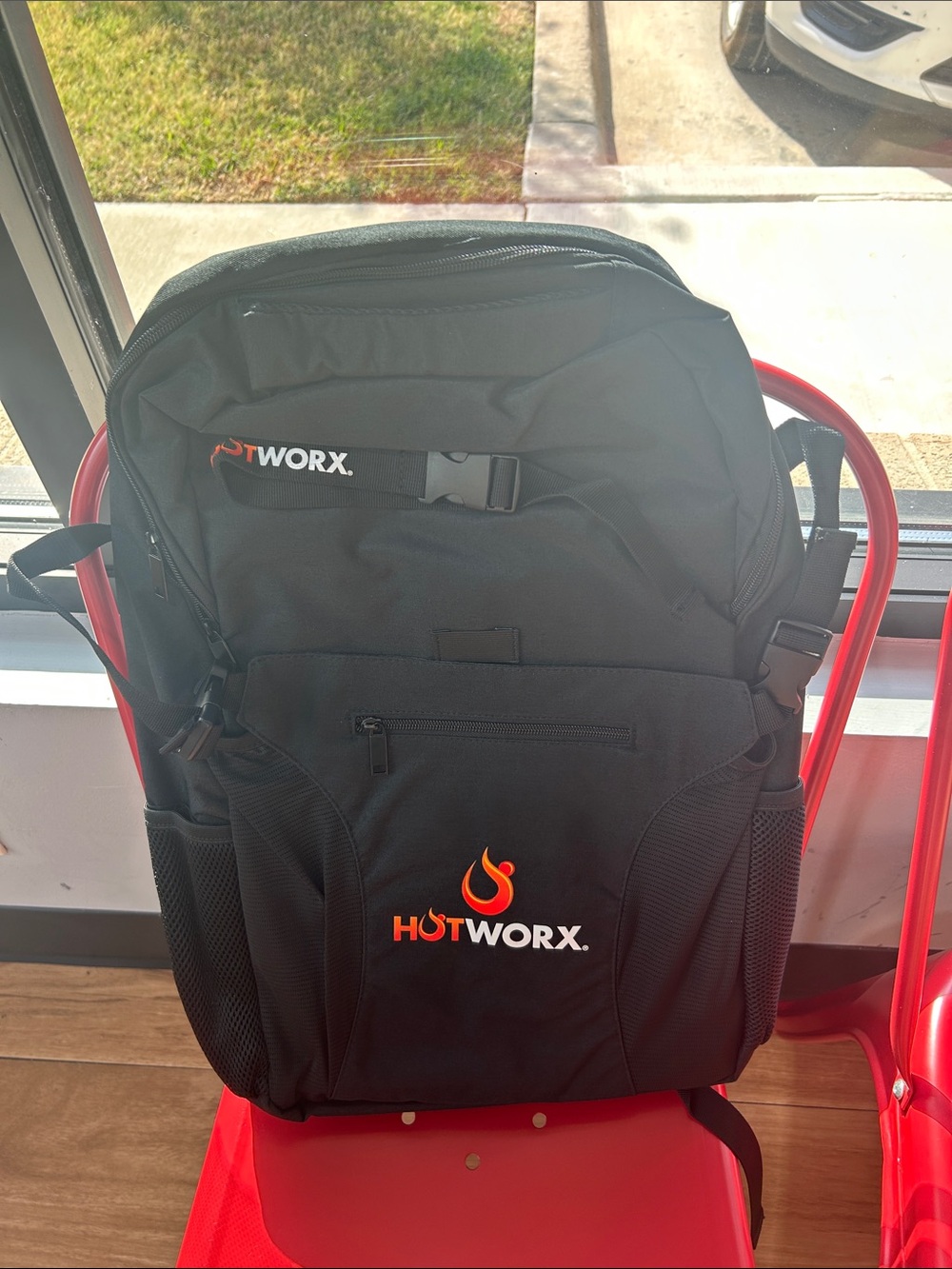HOTWORX Black Performance Backpack